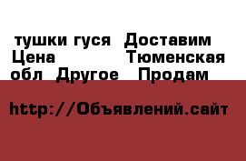  тушки гуся. Доставим › Цена ­ 1 000 - Тюменская обл. Другое » Продам   